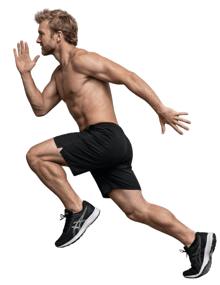Runner in motion — OTC Fitness online coaching program